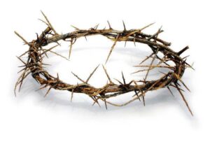 Golgotha Good Friday crown of thorns tear