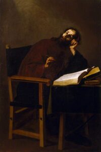 Saint Augustine in Prayer